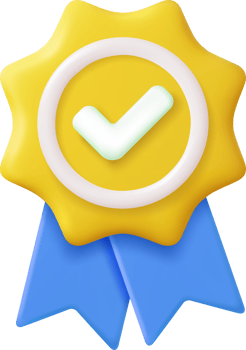 3d Winner medal with ribbon. png