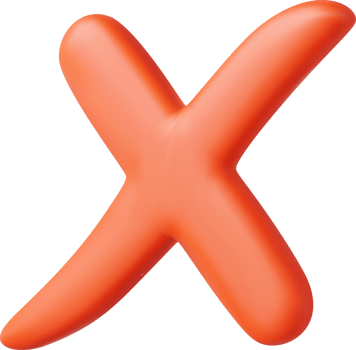 3D Cross sign elements png