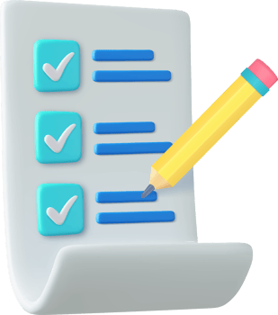 3d paper task management todo check list png