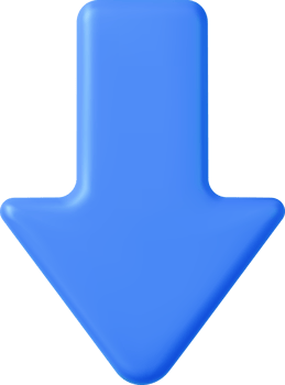 3d Arrow pointer, mouse cursor. png