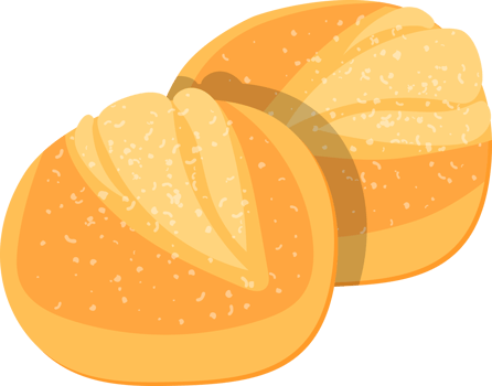 Baked bread icon png