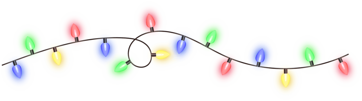 Christmas color lights png