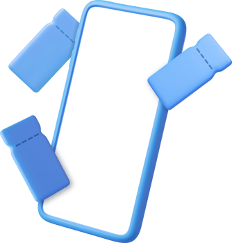 3D Render Smartphone mockup png
