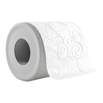 AI generated Tissue Paper Roll on Transparent background - Ai Generated png