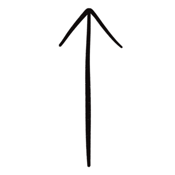 Black Arrow Line Up Or Top Sketch Arrow Line Element png