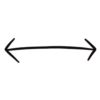 Black Arrow Line Two Way Or Double Arrow Sketch Arrow Line Element png