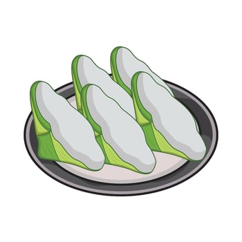illustration of ketupat vector