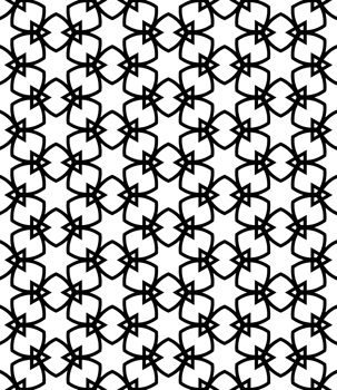 Black seamless abstract pattern. Overlay for background and backdrop. Ornamental design. PNG graphic illustration with transparent background.