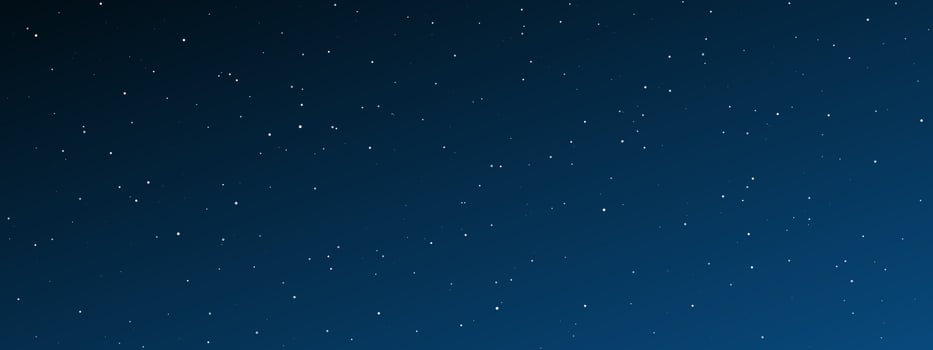 Night sky with many stars vector