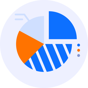 pie chart data modern icon illustration png