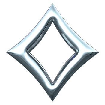 3d chrome letter o png