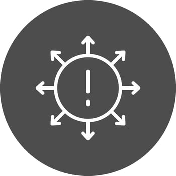 Diversification Creative Icon Design vector