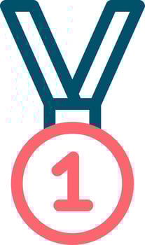 Medal Creative Icon Design vector
