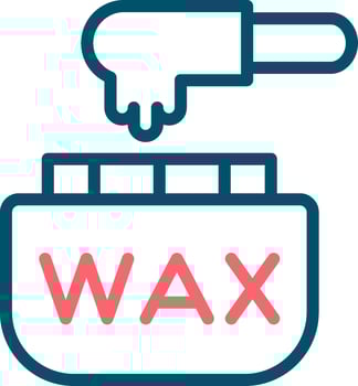 Wax Creative Icon Design vector