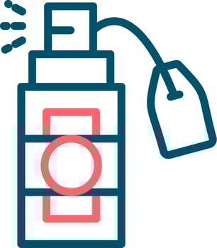 Perfume Creative Icon Design vector