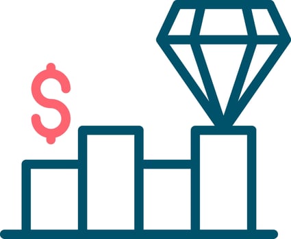 Value Creative Icon Design vector