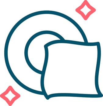 Wash Dishes Creative Icon Design vector