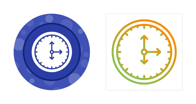 Clock Vector Icon