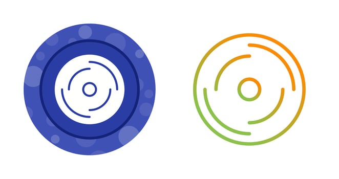 Disk Vector Icon