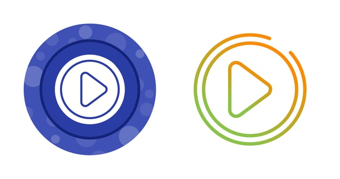 Play Button Vector Icon