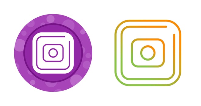 Record Square Vector Icon