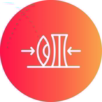High Index Lenses Creative Icon Design vector