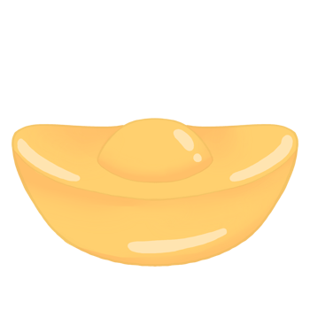 Gold on Chinese New Year png