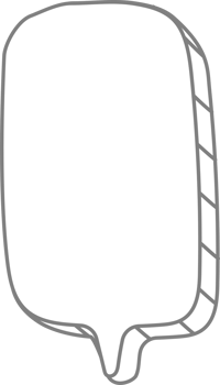 3d black and white color speech bubble balloon icon sticker memo keyword planner text box banner, flat png transparent element design