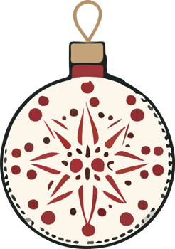 AI generated Christmas balls design illustration isolated on transparent background png