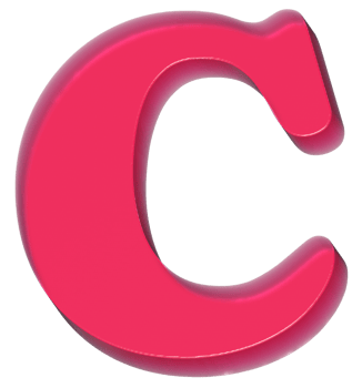 C Y2K Sweet Jelly Alphabet Letters png