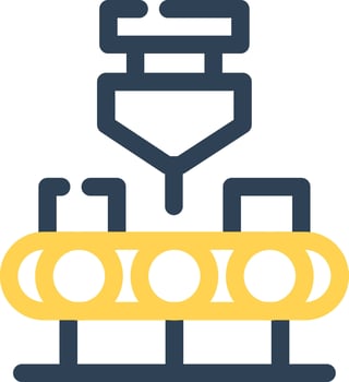 Conveyor Belt Creative Icon Design vector