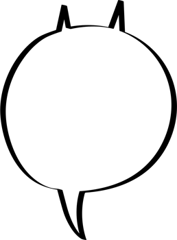 Animal pet cat Black and white color speech bubble balloon, icon sticker memo keyword planner text box banner, flat png transparent element design