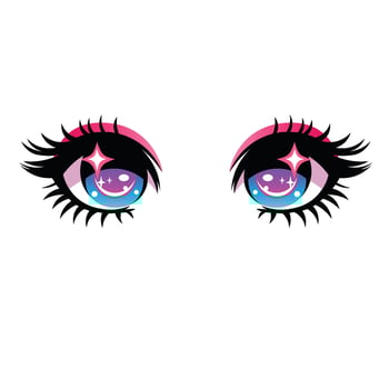 Doll Eyes For Barbie, Characters, Anime vector