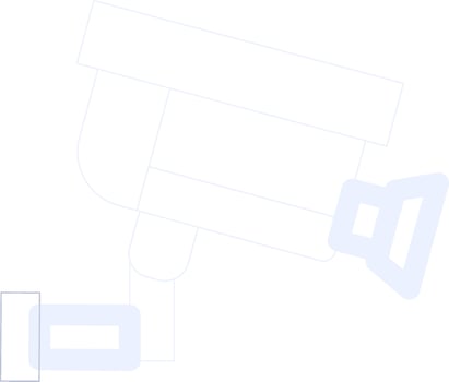 CCTV Camera Creative Icon Design vector
