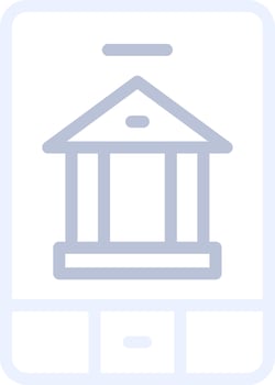 Banking App Creative Icon Design vector
