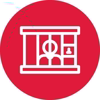 Prison Creative Icon Design vector