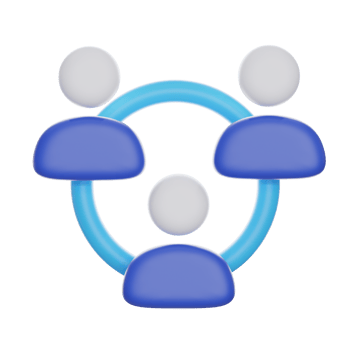 networking 3d icon illustration. 3d online business rendering png