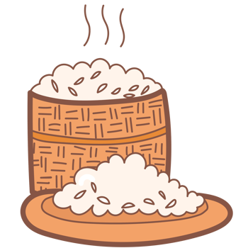 Sticky rice cartoon png