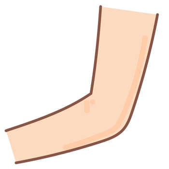 Arm doodle cartoon png