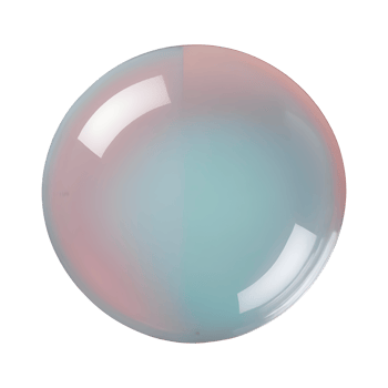 AI generated Top view of a round transparent background isolated png