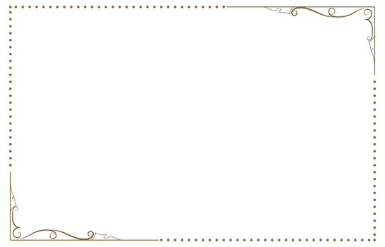 Vintage border consisting of points and corners for graphic elements. png