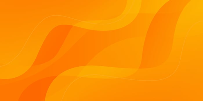 Abstract colorful orange curve background, orange gradient dynamic wallpaper with wave shapes. Suitable for banners, templates, sales, events, ads, pages, web, and others vector