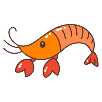 shrimp doodle cartoon png