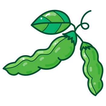 green peas cartoon doodle png