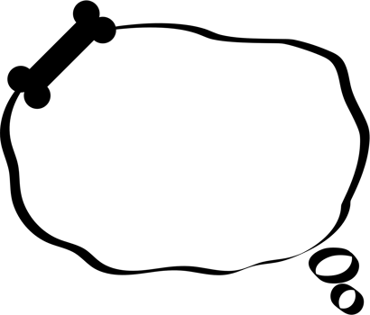 Animal pet bone Black and white color speech bubble balloon, icon sticker memo keyword planner text box banner, flat png transparent element design