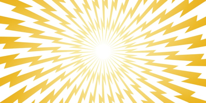 Sun-burst zigzag vector illustration for background design.