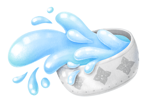 Thai silver bowl splash png