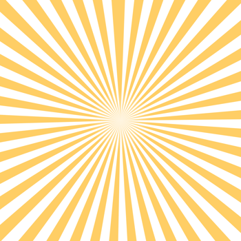 Transparent Sun ray background. Radial beam sunrise or sunset light retro design illustration. Light sunburst glowing background. Sunburst transparent png