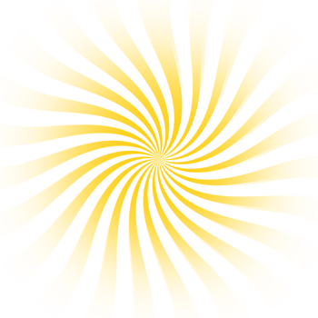 Transparent Sun ray background. Radial beam sunrise or sunset light retro design illustration. Light sunburst glowing background. png