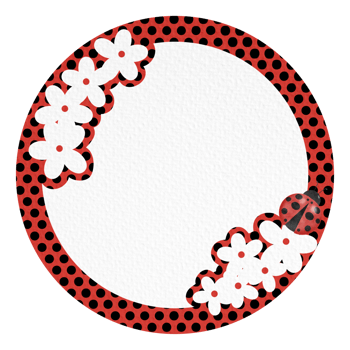 ladybug theme label, tags, notes, memo png